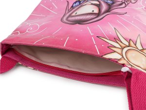 Dívčí kabelka crossbody 23x22 cm s potiskem