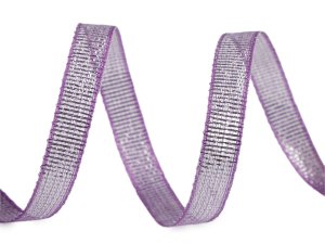 Brokátová stuha s lurexem šíře 10 mm