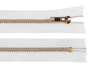 Kovový zip No 5 délka 12 cm (jeansový)