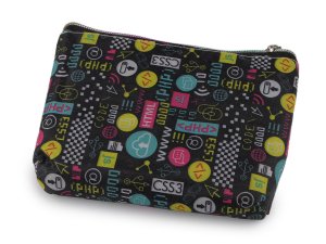 Skládací nákupní taška se zipem 39x40 cm