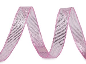 Brokátová stuha s lurexem šíře 10 mm