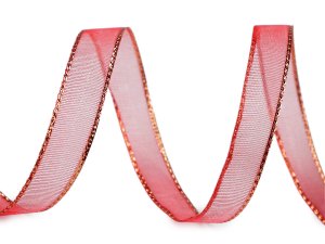 Monofilová stuha s lurexem šíře 10 mm