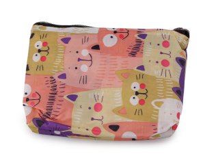 Skládací nákupní taška se zipem 39x40 cm