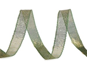 Brokátová stuha s lurexem šíře 10 mm