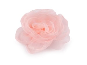 Brož organzový květ Ø8 cm