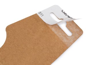 Samolepicí karta na zavěšení zboží 55x150 mm papírová