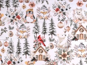 Vánoční bavlněná látka / plátno