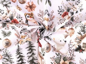 Vánoční bavlněná látka / plátno