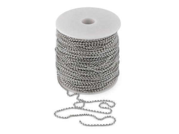 Kuličkový řetízek metráž Ø2,4 mm