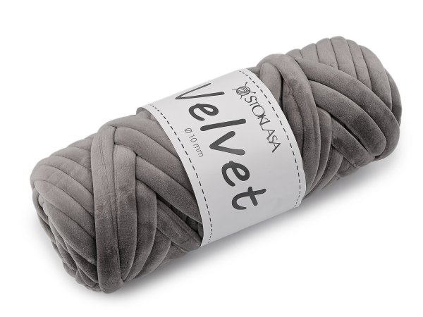 Příze Marshmallow silná Velvet Ø10 mm 500 g