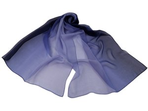 Letní šátek / šála ombré 50x155 cm