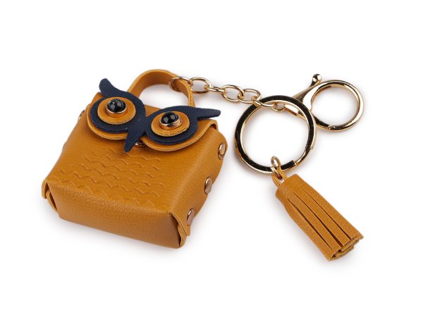 Přívěsek minikabelka na batoh / klíče sova