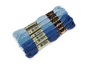 Příze vyšívací typ mouline AIRO sada odstínů 6 ks/8 m