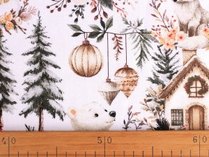 Vánoční bavlněná látka / plátno