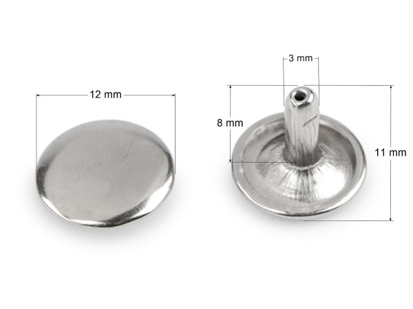 Duté nýty Ø12 mm oboustranné