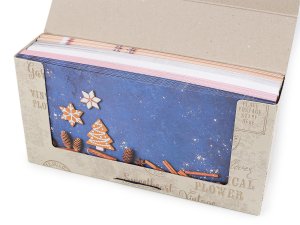 Vánoční obálka na peníze 11x22 cm