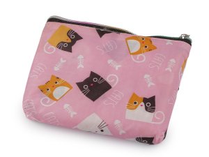 Skládací nákupní taška se zipem 39x40 cm