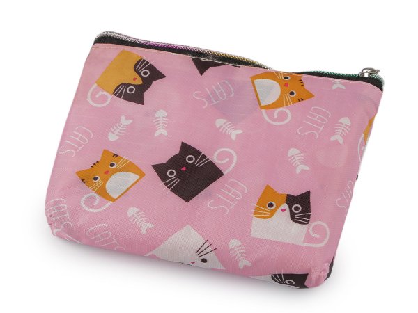 Skládací nákupní taška se zipem 39x40 cm