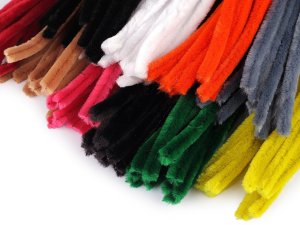 Chlupaté drátky na tvoření Ø10 mm délka 30 cm