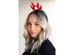 Svítící sobí parohy vánoční