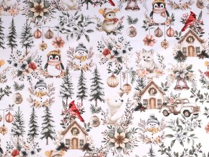 Vánoční bavlněná látka / plátno