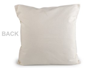 Povlak na polštář vyšívané květy 45x45 cm