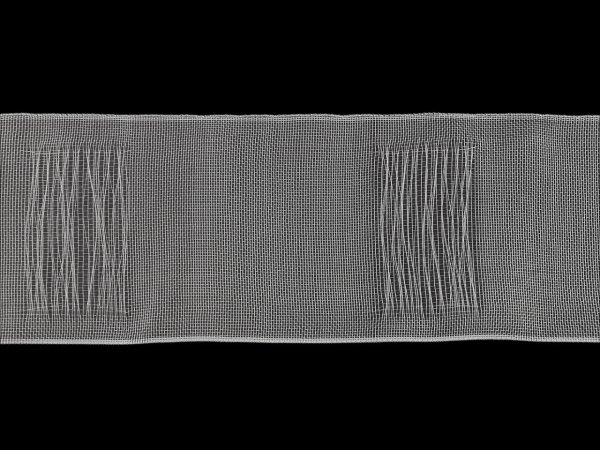 Záclonovka šíře 10 cm s poutky k navlečení na tyč