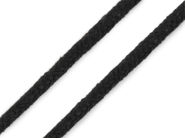 Bavlněná oděvní šňůra splétaná Ø5 mm