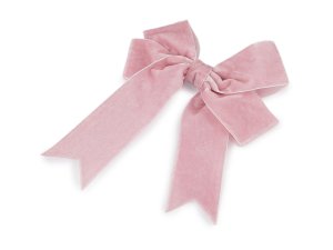 Vánoční mašle sametová dvojitá 13x18 cm