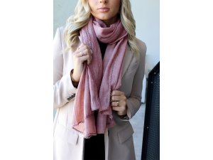 Letní šátek / šála s ozdobným lemem 70x160 cm