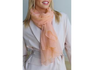 Letní šátek / šála / pléd jednobarevný 95x180 cm