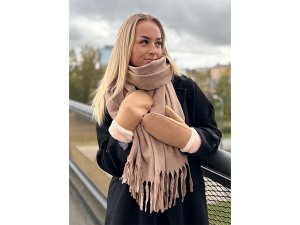 Dámské zimní rukavice palčáky