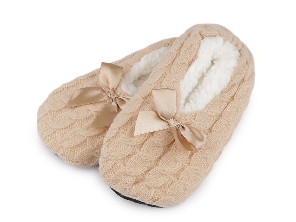 Dámské zimní balerínky s protiskluzem