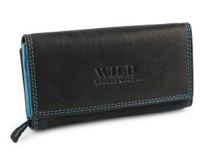 Dámská kožená peněženka 9,5x17 cm