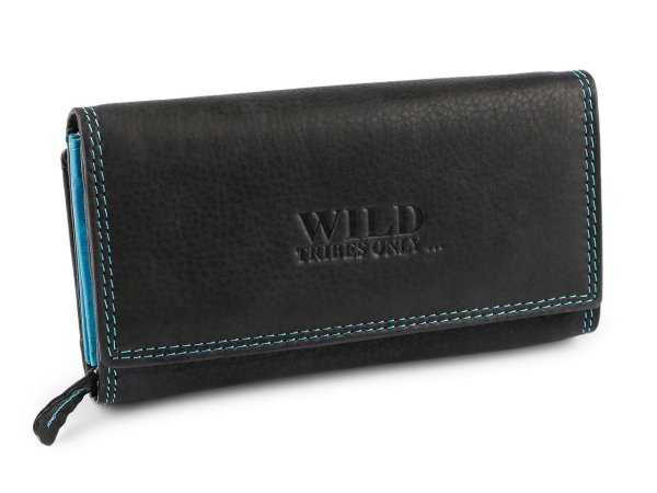 Dámská kožená peněženka 9,5x17 cm