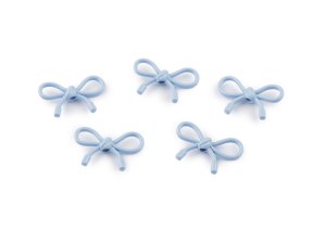 Kovové korálky / přívěsky mašle 13x20 mm