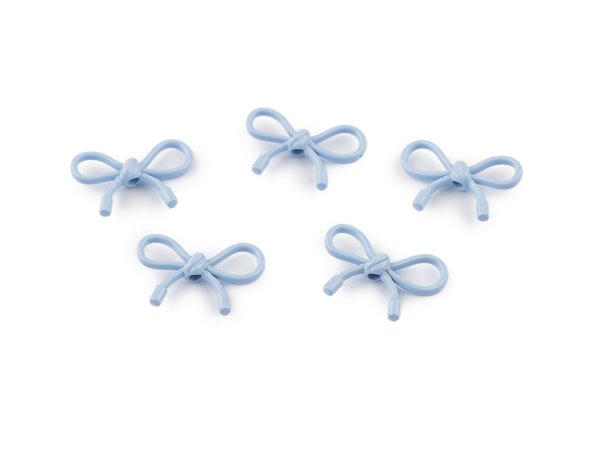 Kovové korálky / přívěsky mašle 13x20 mm