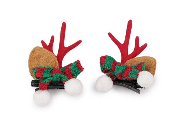 Párty sponky do vlasů vánoční