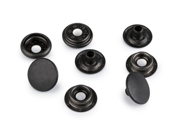 Kovové druky Ø15 mm (AM6) na silné látky, sypané