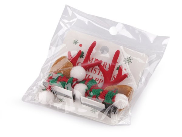 Párty sponky do vlasů vánoční