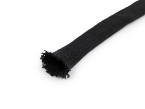 Bavlněná šňůra plochá / dutinka šíře 13 mm