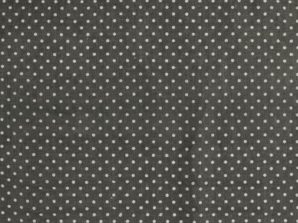 Bavlněná metráž / imitace lnu hrubší, puntík