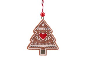 Vánoční perníčky k zavěšení filc koník, stromeček, domeček