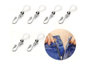 Speciální háček proti rozjíždění kalhotových zipů