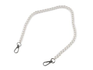 Perlový řetízek / ucho na kabelky a telefony délka 60 cm