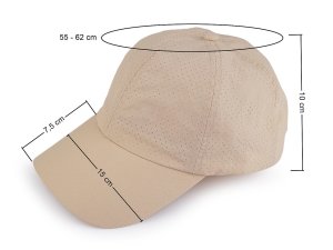 Letní kšiltovka perforovaná unisex