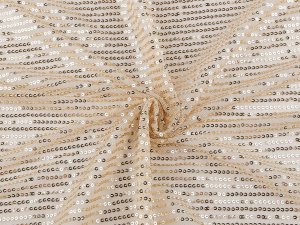 Oděvní flitrový úplet pružný Ø3 mm