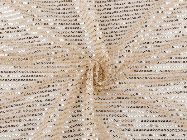 Oděvní flitrový úplet pružný Ø3 mm