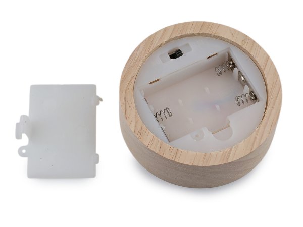 LED svítící skleněná koule Ø8 cm