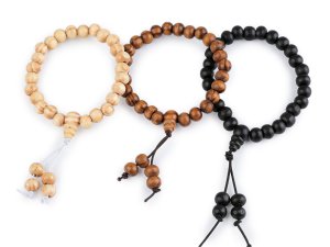 Dřevěný náramek Japa Mala